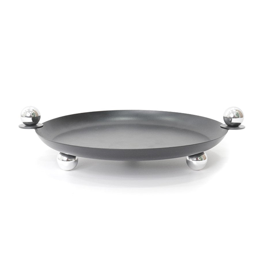 Plat rond en métal 23cm