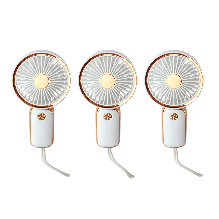 Set 3 mini ventilateurs 15cm USB