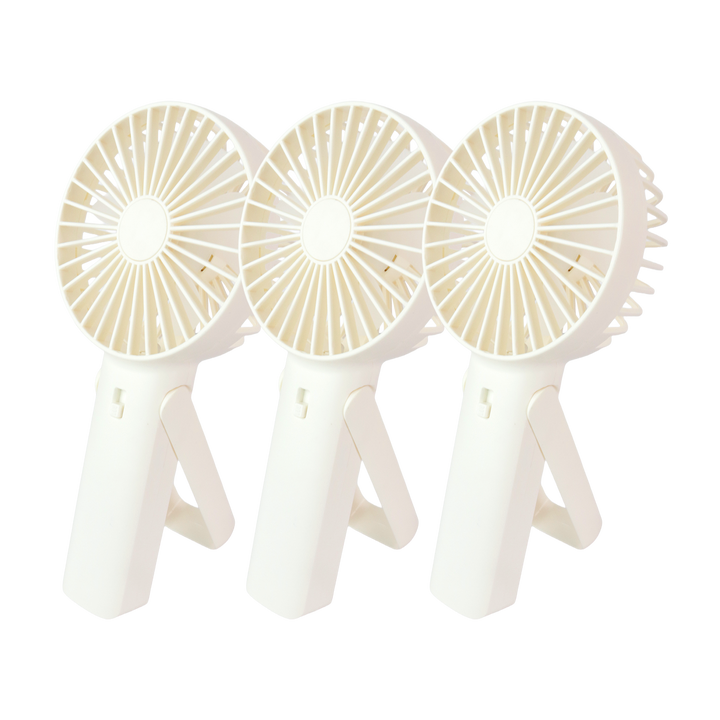 Set 3 mini ventilateurs 18cm USB