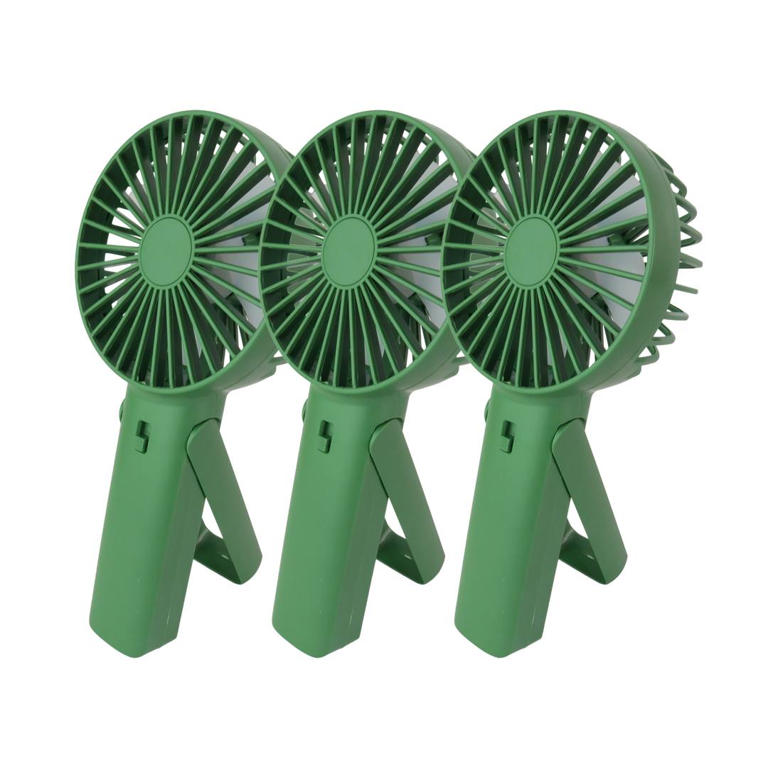 Set 3 mini ventilateurs 18cm USB