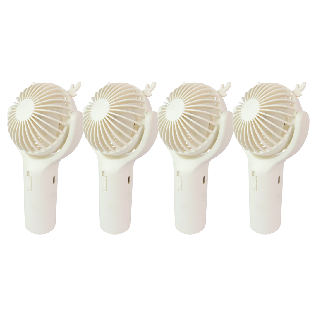 Set 4 mini ventilateurs 15cm USB