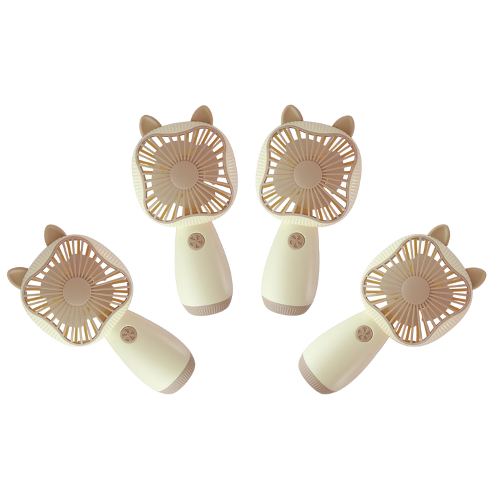 Set 4 mini ventilateurs 15cm USB