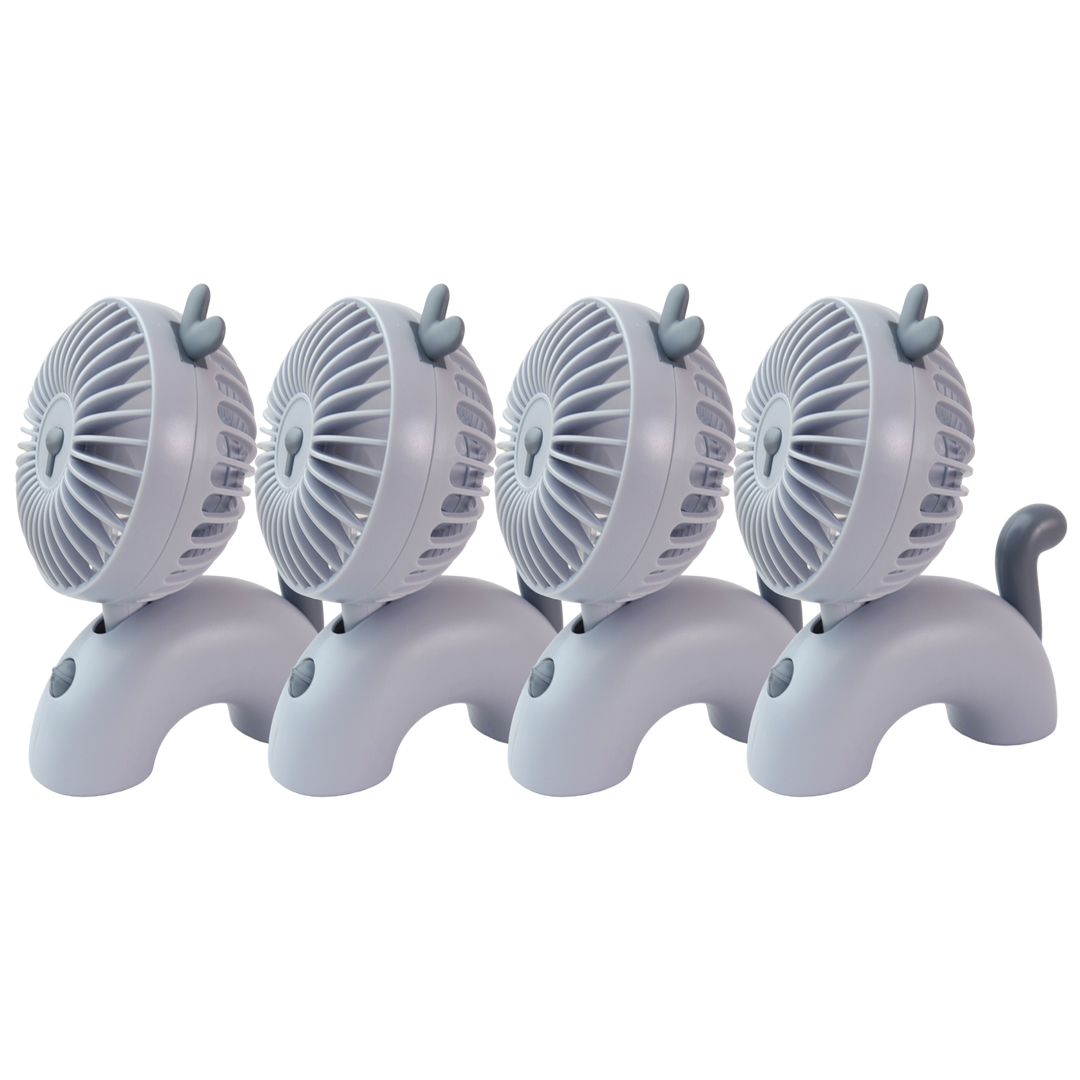 Set 4 mini ventilateurs 12cm USB