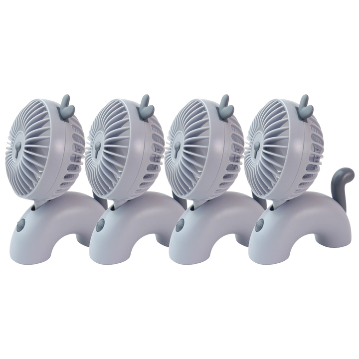 Set 4 mini ventilateurs 12cm USB