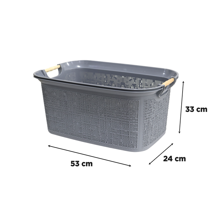 Set 2 paniers à linge 30L + 60L
