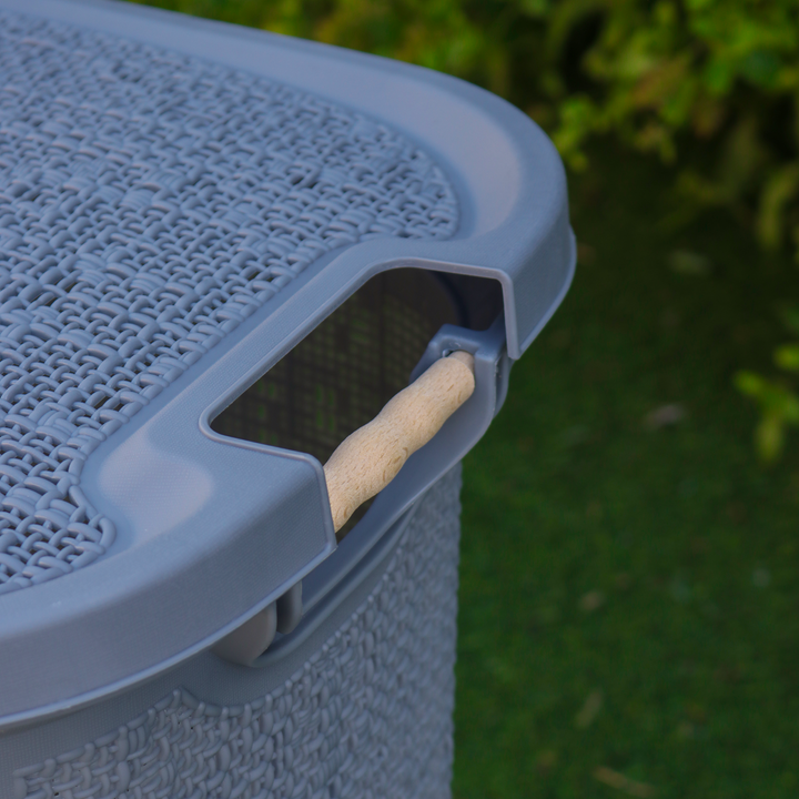 Set 2 paniers à linge 30L + 60L