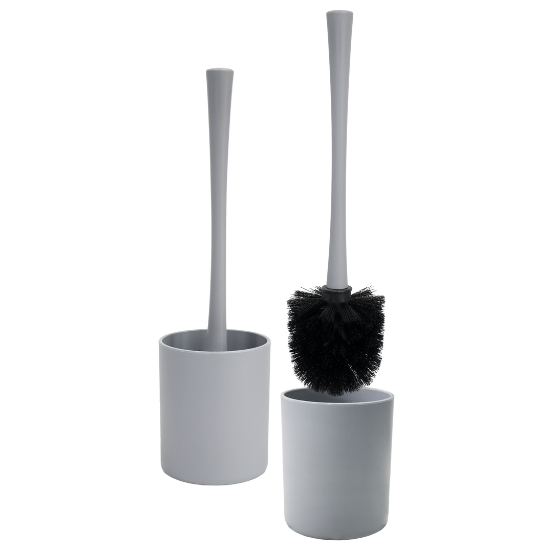 Set accessoires salles de bain 6pcs + tapis salle de bain ovale 69x35cm