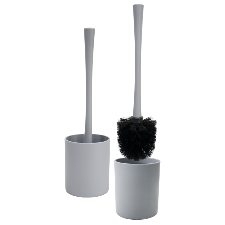 Set accessoires salles de bain 6pcs + tapis salle de bain ovale 69x35cm