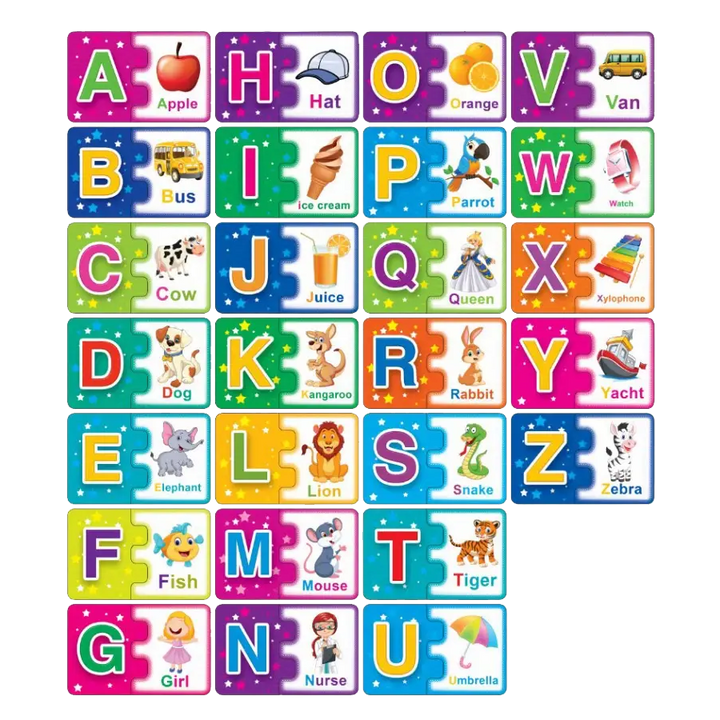 Puzzle lettre anglais kids 52pcs