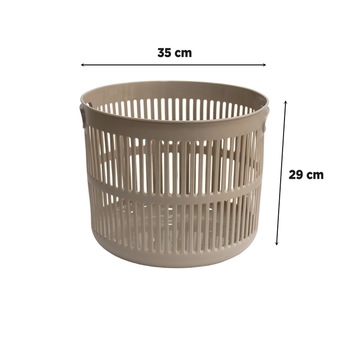 Set 2 paniers à linge ronds 30L + 60L + pince à linge 60pcs