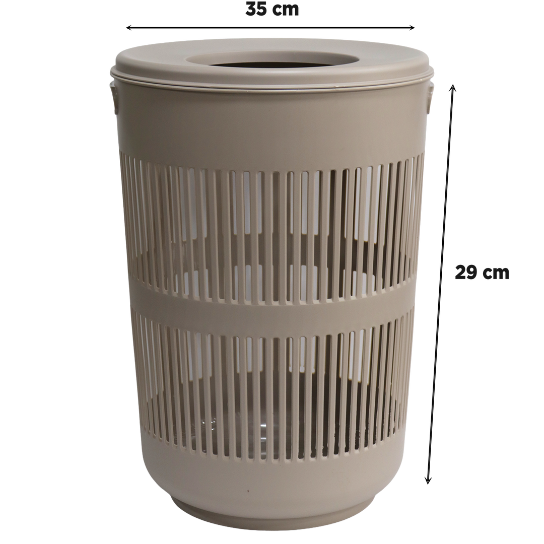 Set 2 paniers à linge ronds 30L + 60L + pince à linge 60pcs