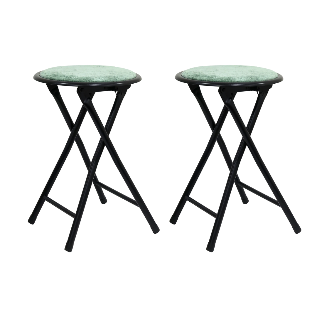 Set 2 Tabourets Pliants 30x45cm