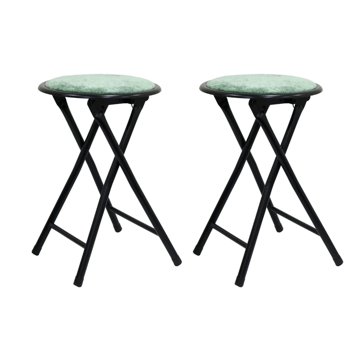 Set 2 Tabourets Pliants 30x45cm
