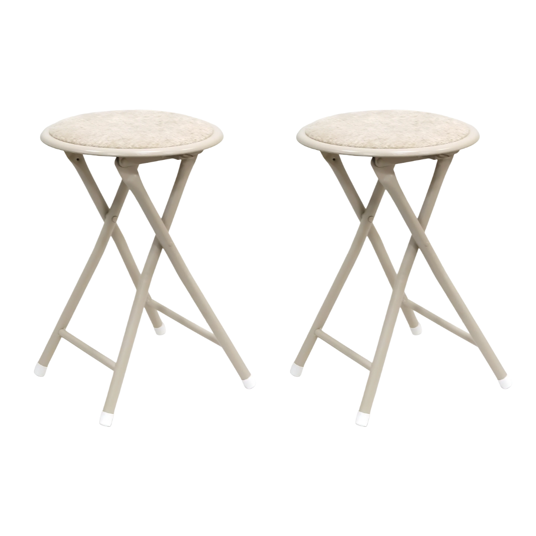 Set 2 Tabourets Pliants 30x45cm