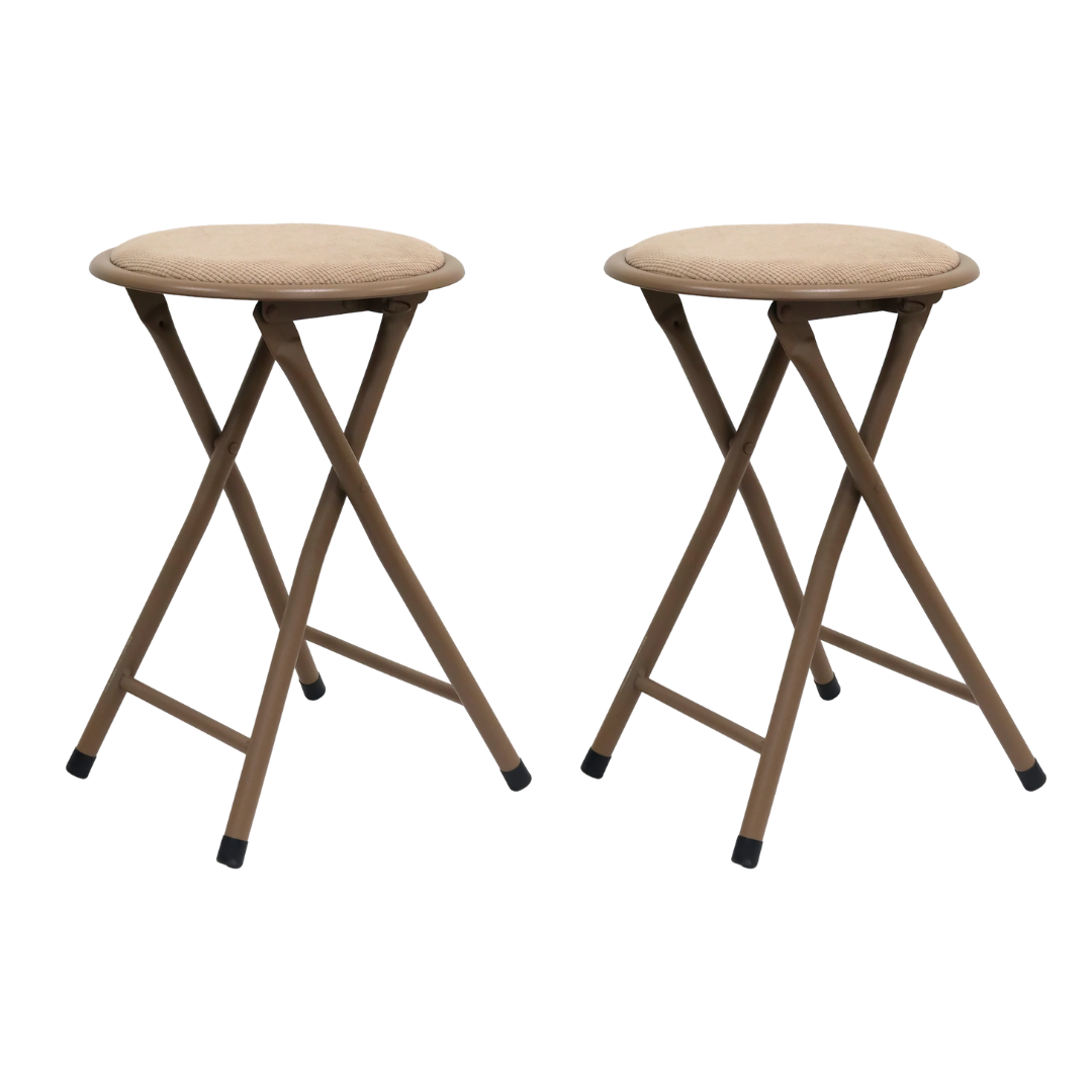 Set 2 Tabourets Pliants 30x45cm