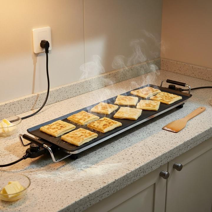 Plaque à grillade électrique 2000W 90x23cm