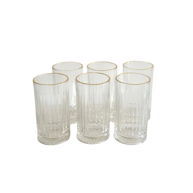 Set 6 verres à eau 420ML