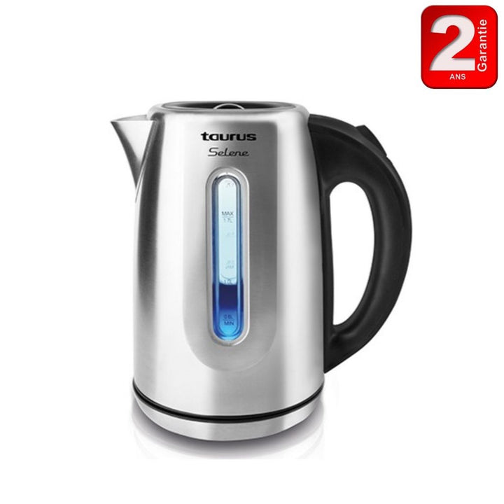 Bouilloire électrique en inox 1,7L 2200W TAURUS