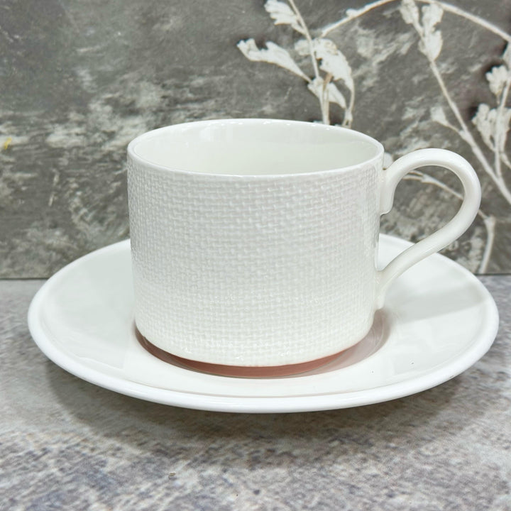 Set 6 tasses 6,5x8cm + 6 sous tasses 15cm