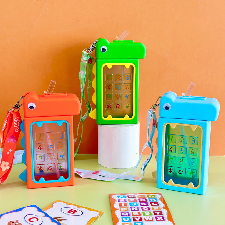 Gourde en plastique forme téléphone 480ML