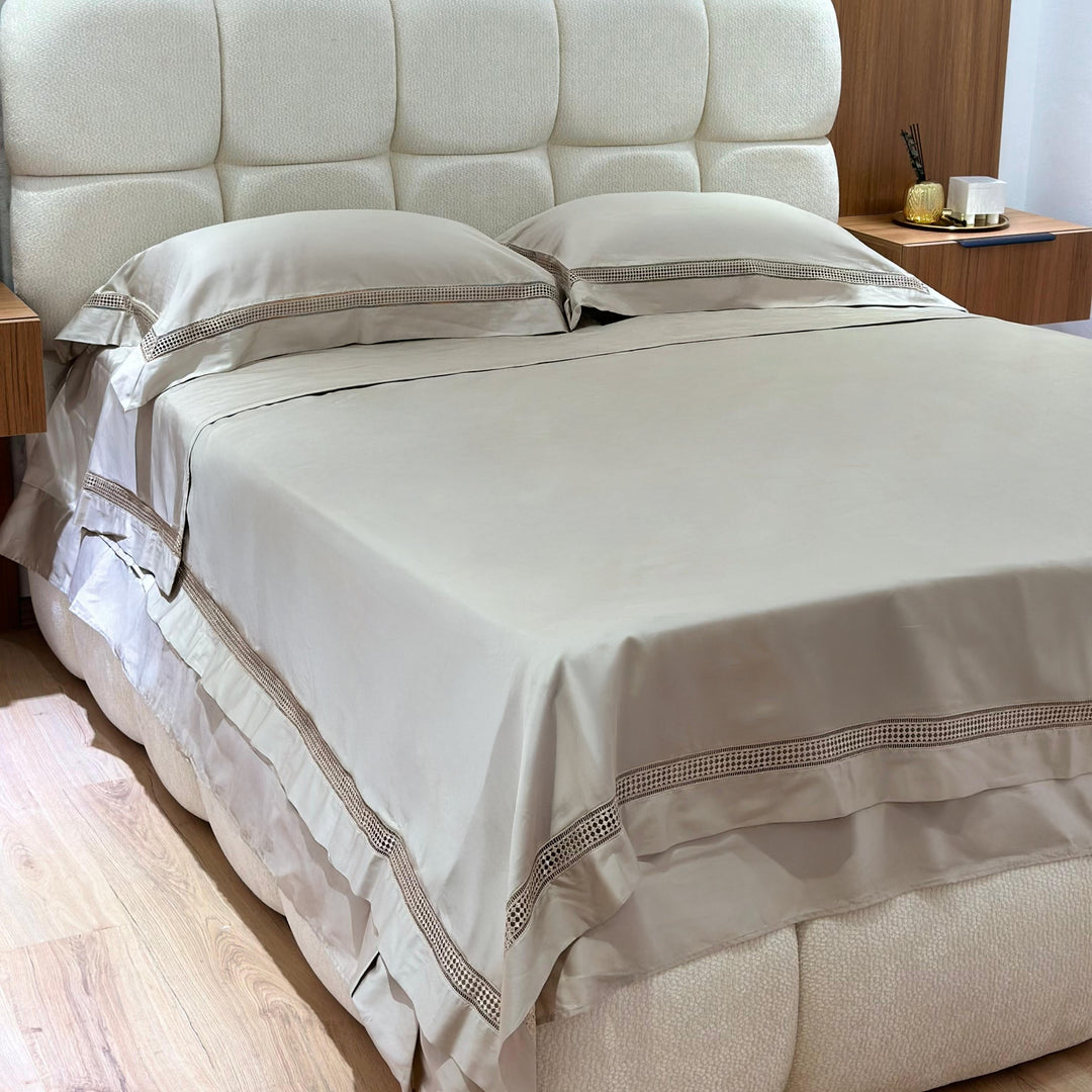 Parure de lit 4pcs 245x265cm / 200x230cm / 70x50cm x2