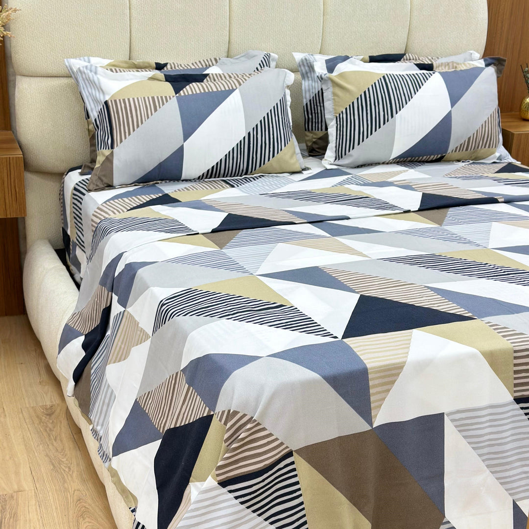 Parure de lit 6pcs 250x270cm / 200x220cm / 70x50cm x4
