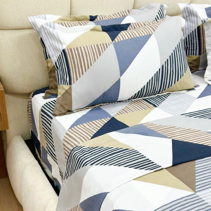 Parure de lit 6pcs 250x270cm / 200x220cm / 70x50cm x4
