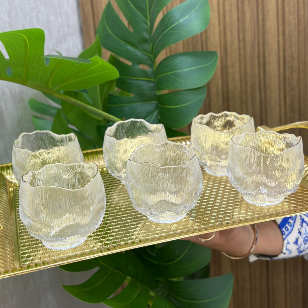 6 verrines en verre 6,50cm