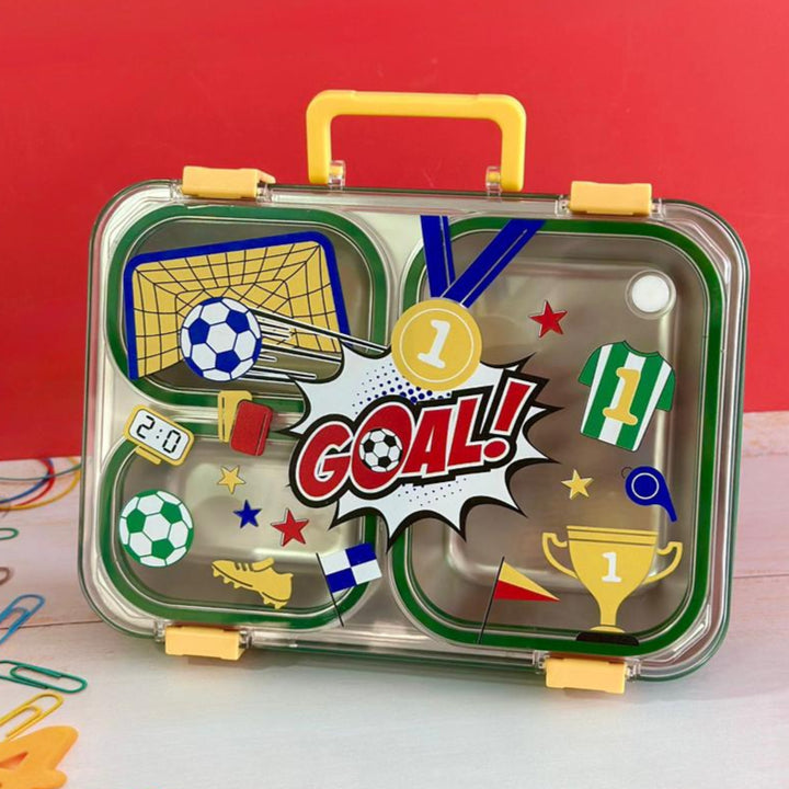 Lunch box en inox 3 compartiments 850ML