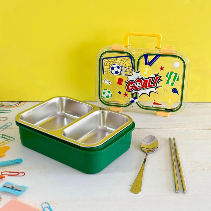 Lunch box en inox 2 compartiments 700ML