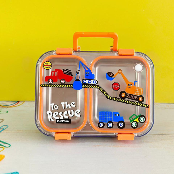 Lunch box en inox 2 compartiments 700ML