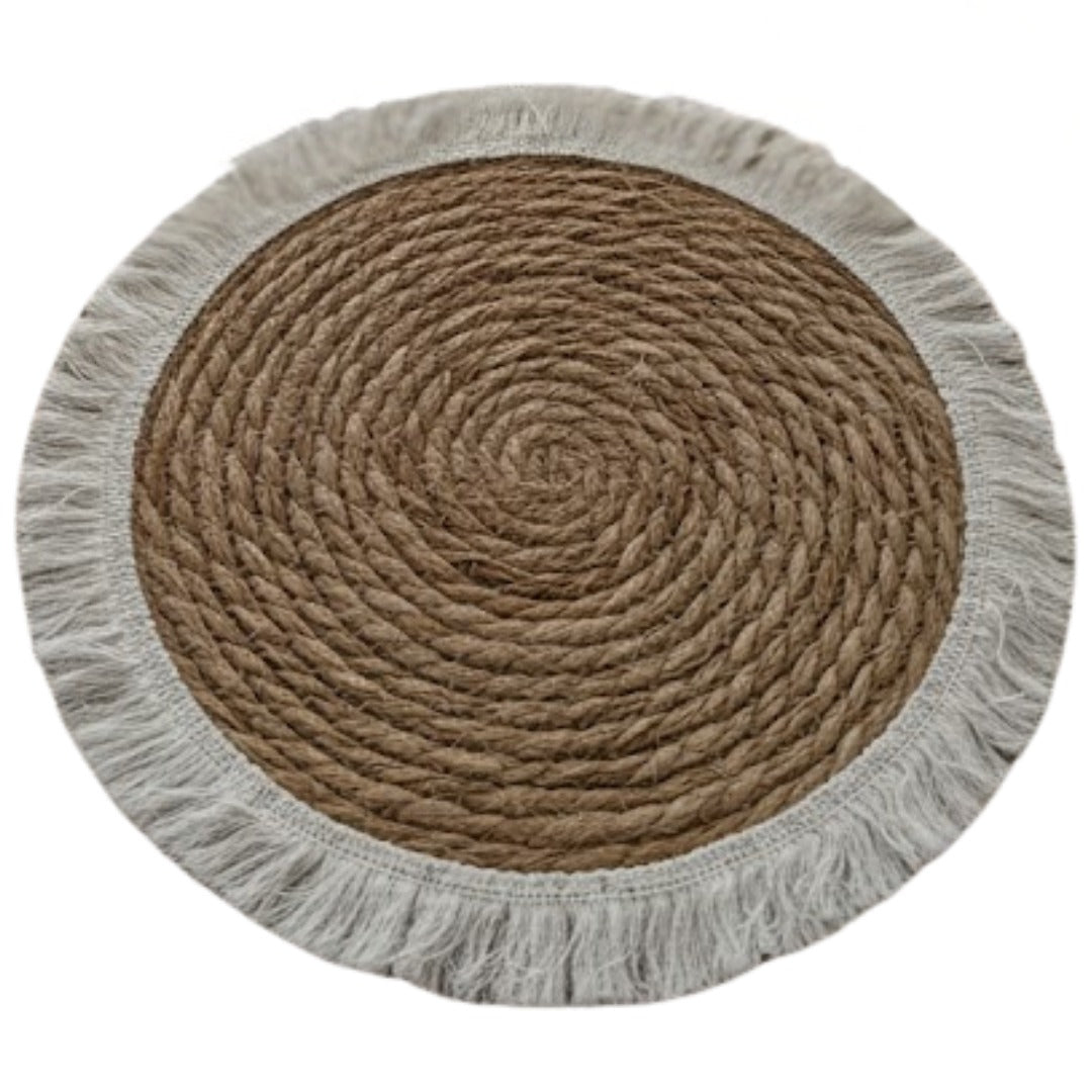 6 sets de table 30cm en paille