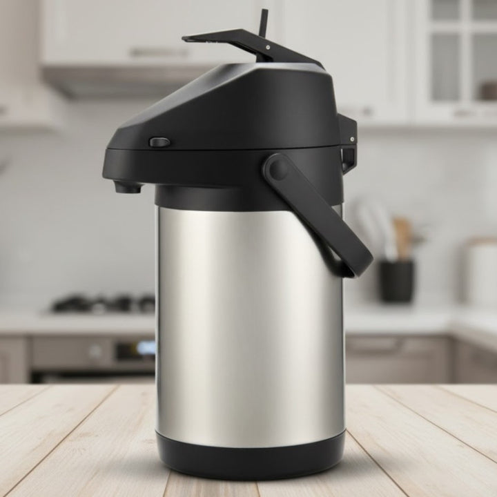 Thermos en inox avec pompe 4L