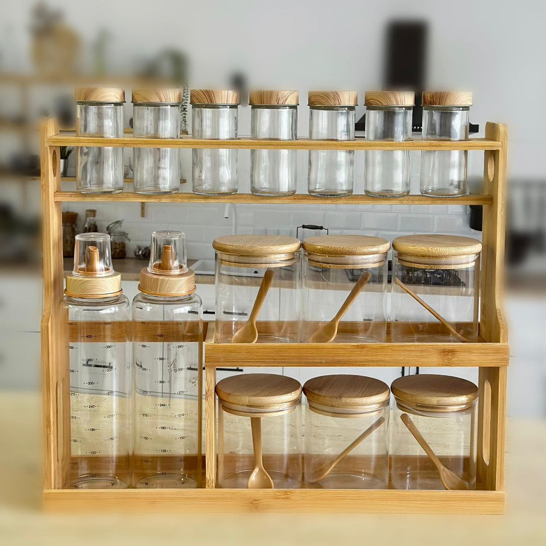 Service à épices 13 pcs + 2 huilières