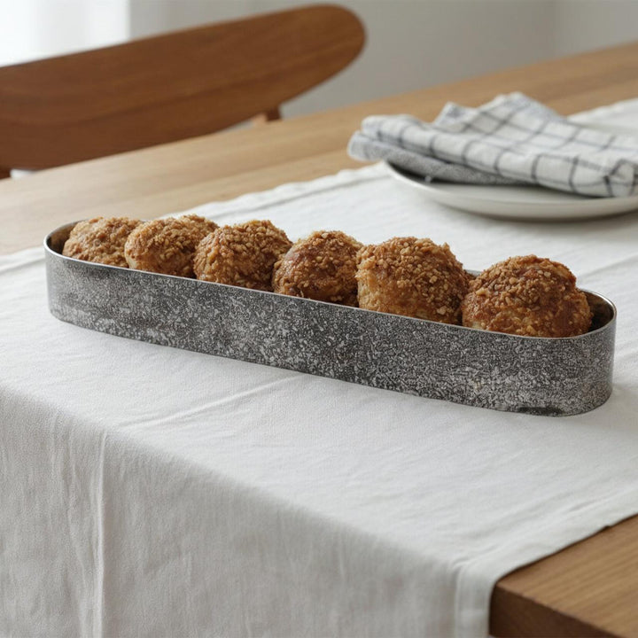 Plat de présentation ovale 38x9x5cm