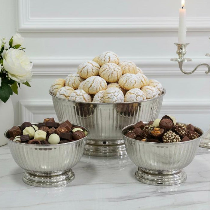 Set 3 coupelles en inox 16cm + 17cm + 22cm