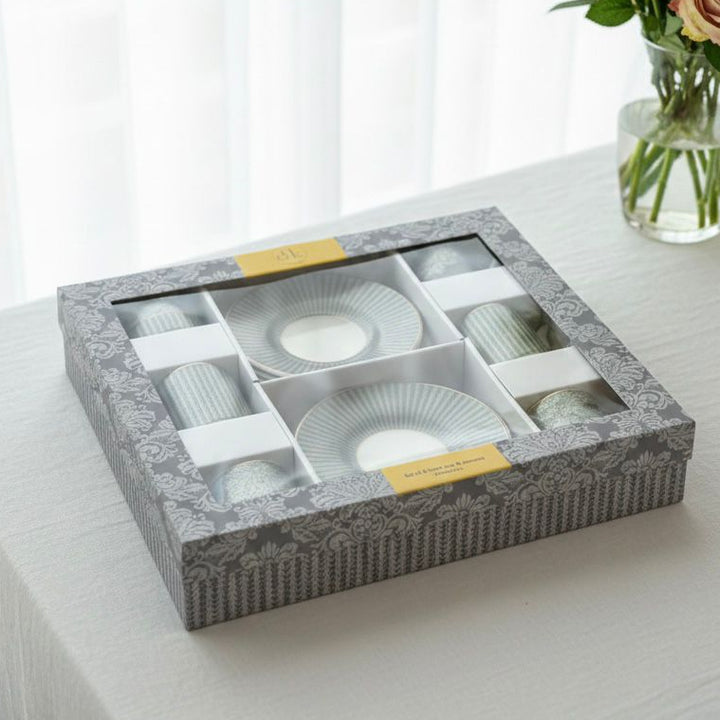 Set 6 tasses 70ML + 6 sous tasses 12cm