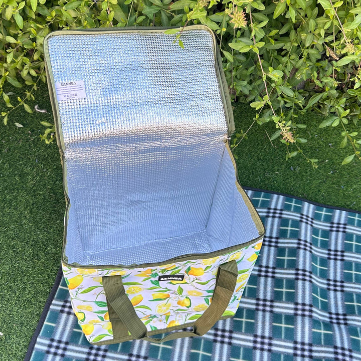 Sac isotherme 32x22x33cm + nappe pique nique 130x180cm