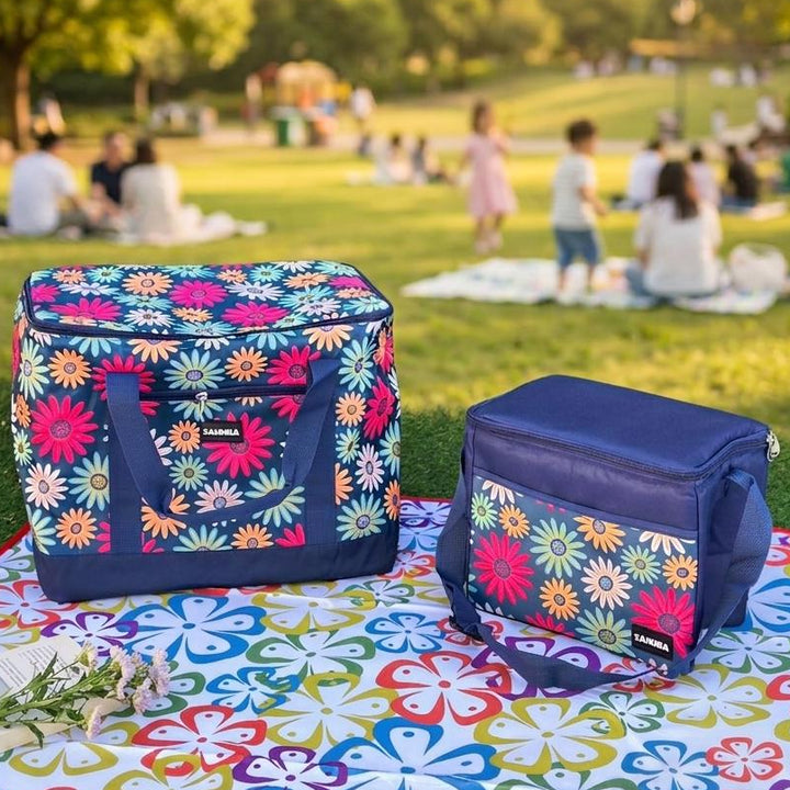Set 2 sacs isothermes 10L + 26L + nappe pique nique 130x150cm
