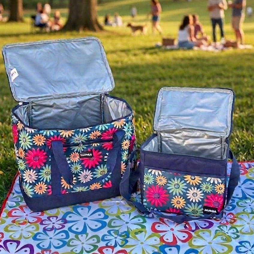 Set 2 sacs isothermes 10L + 26L + nappe pique nique 130x150cm