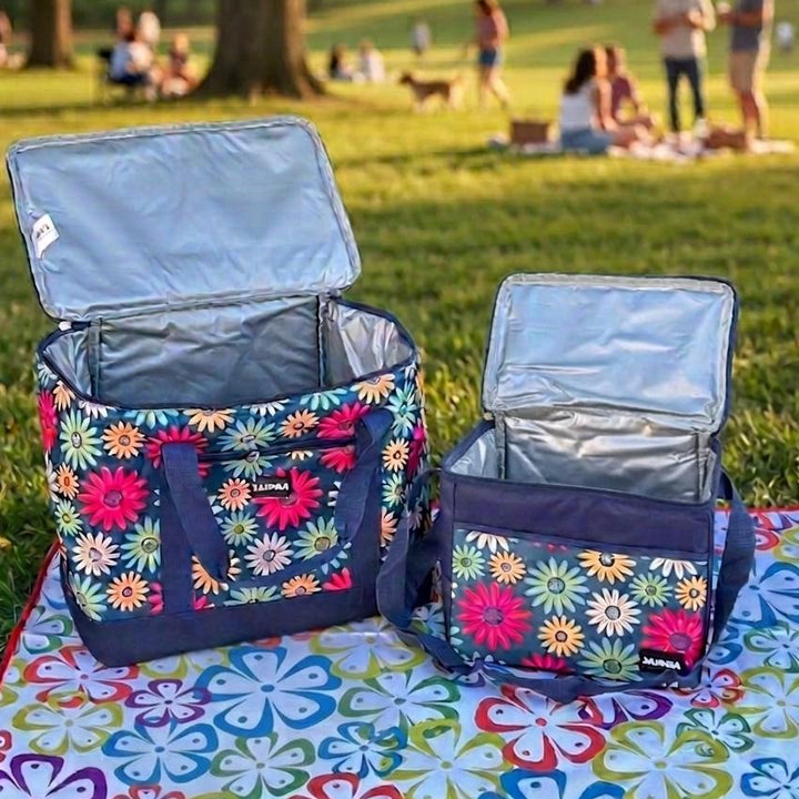 Set 2 sacs isothermes 10L + 26L + nappe pique nique 130x150cm