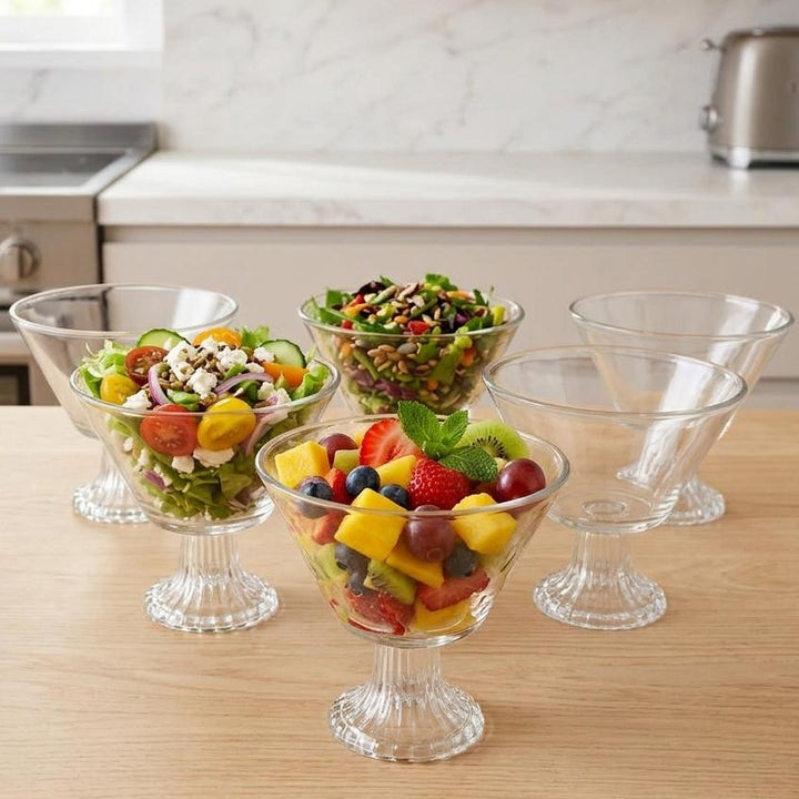 Set 6 coupelles en verre 16cm