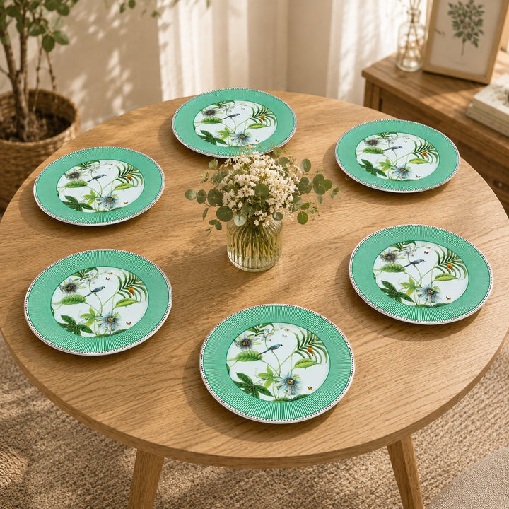 Set 6 Assiettes 27cm Colibri