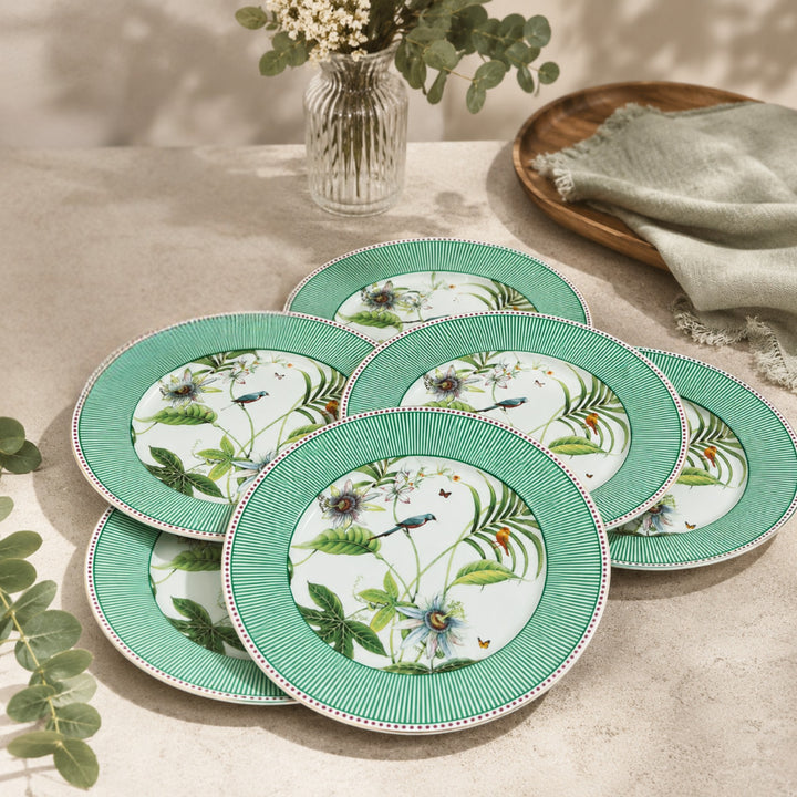 Set 6 Assiettes 27cm Colibri