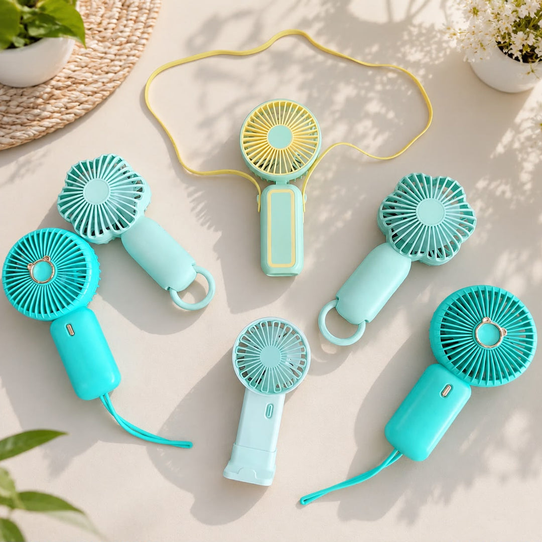 Set 6 mini ventilateurs USB 12cm + 16cm + 2x15cm + 2x17cm