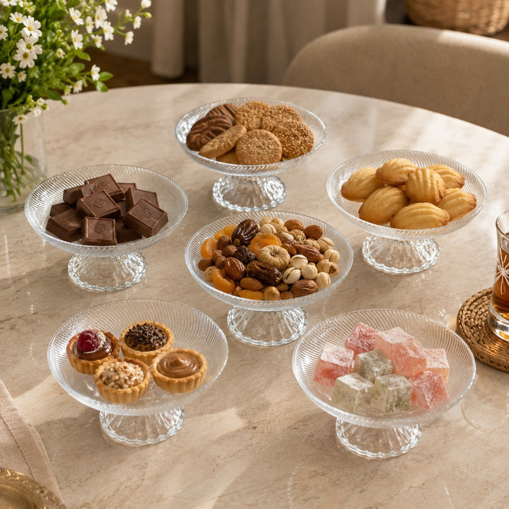 Set 6 Coupelles en Verre 18cm