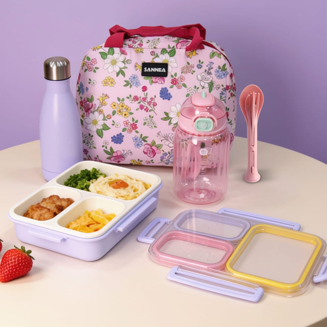 Set Lunch Box Rosa