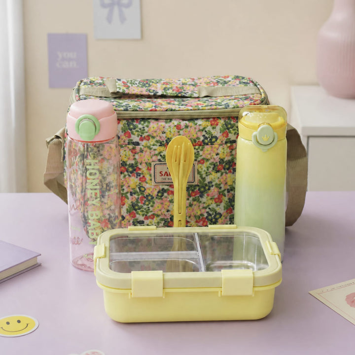 Set Lunch Box Jardin Fleuri