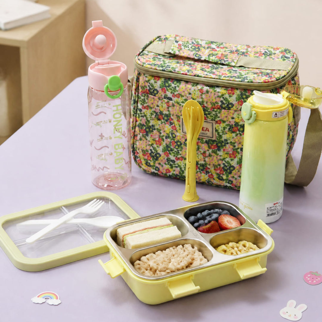 Set Lunch Box Jardin Fleuri