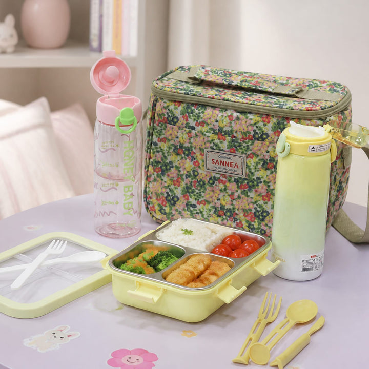 Set Lunch Box Jardin Fleuri